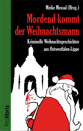 Cover der Anthologie „Mordend kommt der Weihnachtsmann“